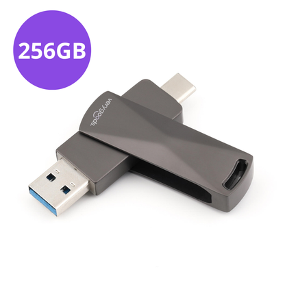 USB Stick - 256 GB - USB-sticks - USB C 3.2 & USB A 3.0 - Download 400 mb/s - USBC